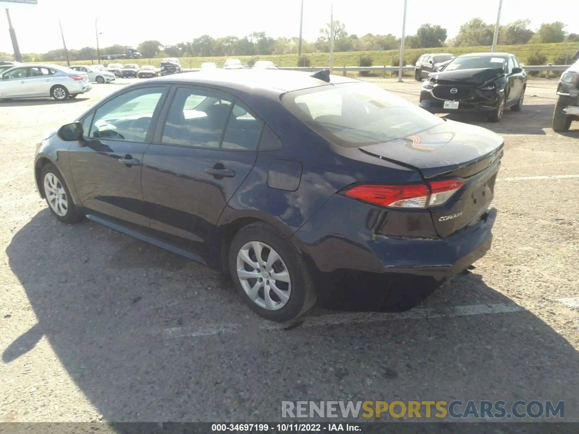 3 Photograph of a damaged car 5YFEPMAE8MP213163 TOYOTA COROLLA 2021