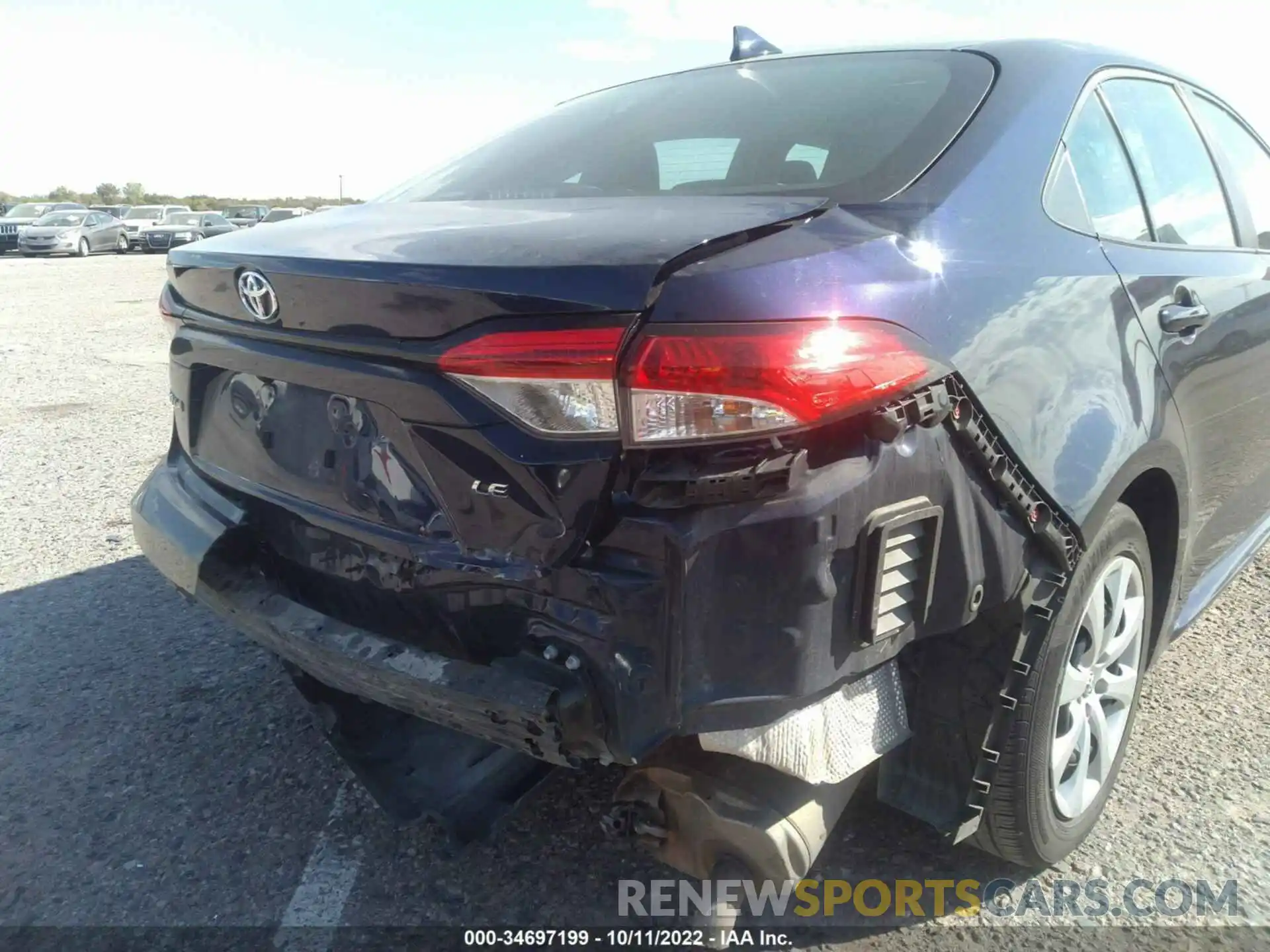 6 Photograph of a damaged car 5YFEPMAE8MP213163 TOYOTA COROLLA 2021