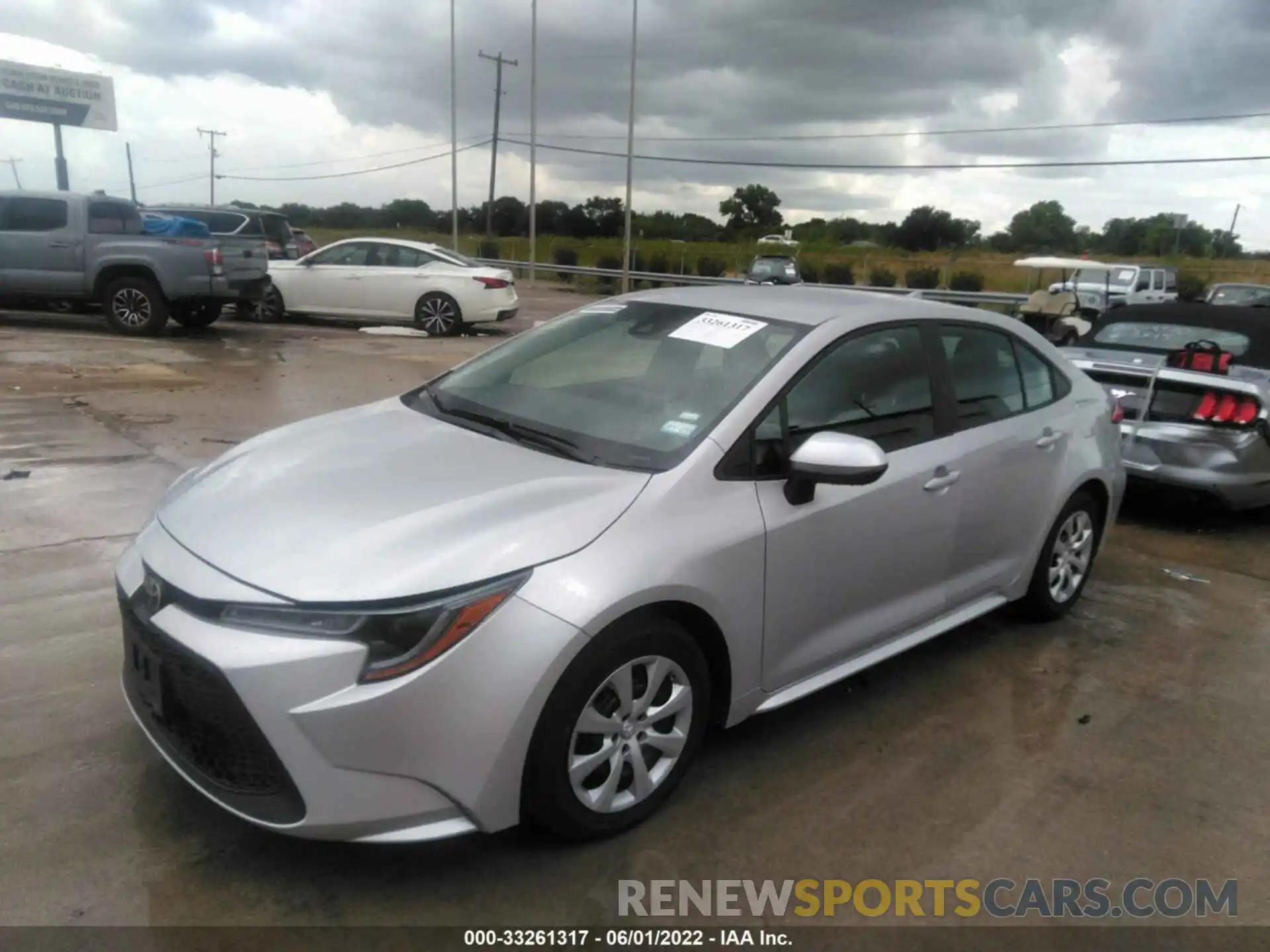 2 Photograph of a damaged car 5YFEPMAE8MP213227 TOYOTA COROLLA 2021