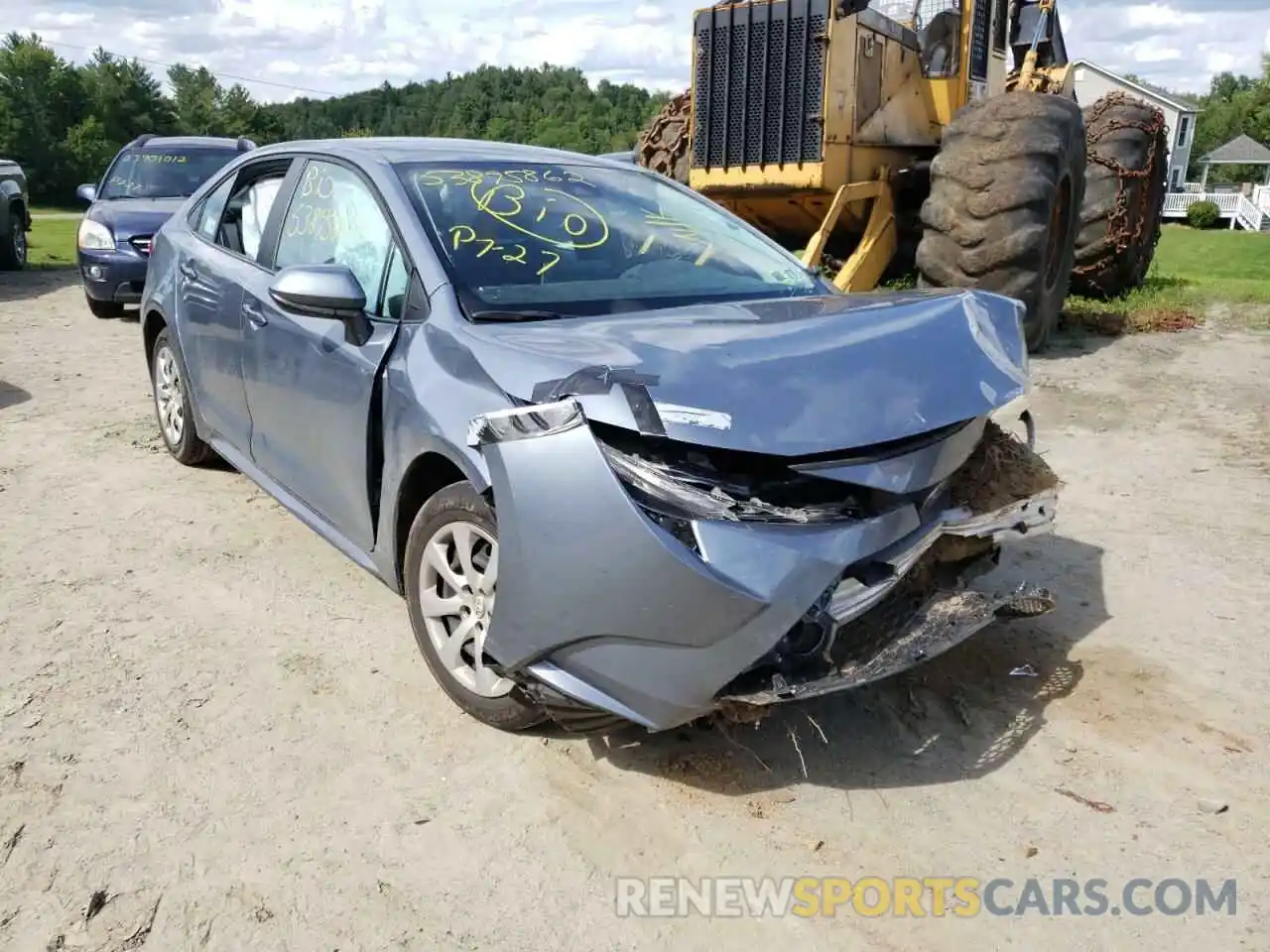 1 Photograph of a damaged car 5YFEPMAE8MP213891 TOYOTA COROLLA 2021