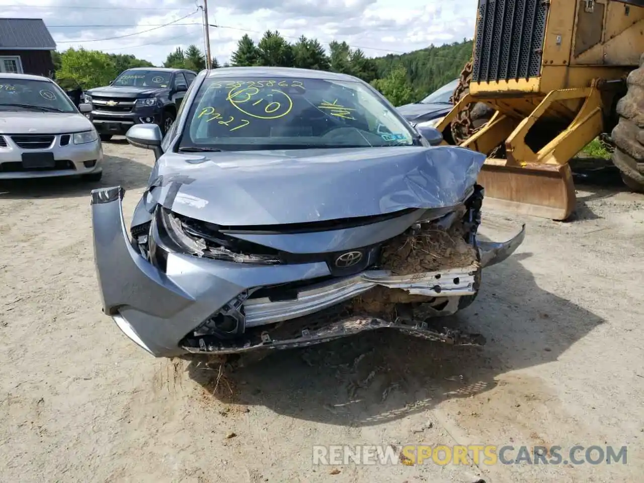 9 Photograph of a damaged car 5YFEPMAE8MP213891 TOYOTA COROLLA 2021