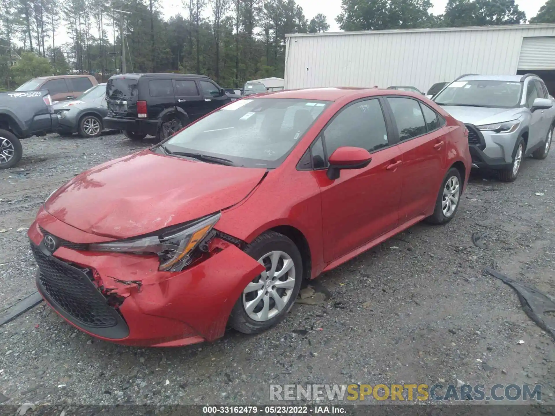 2 Photograph of a damaged car 5YFEPMAE8MP214703 TOYOTA COROLLA 2021