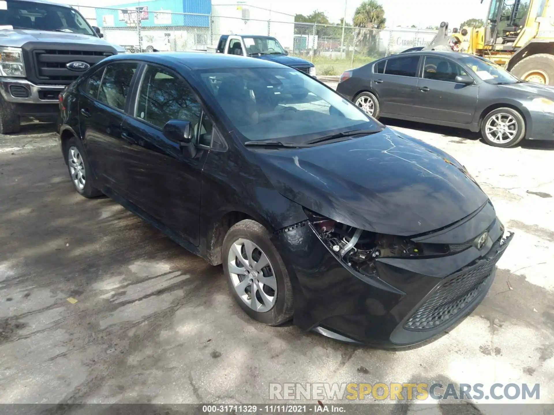 1 Photograph of a damaged car 5YFEPMAE8MP215625 TOYOTA COROLLA 2021