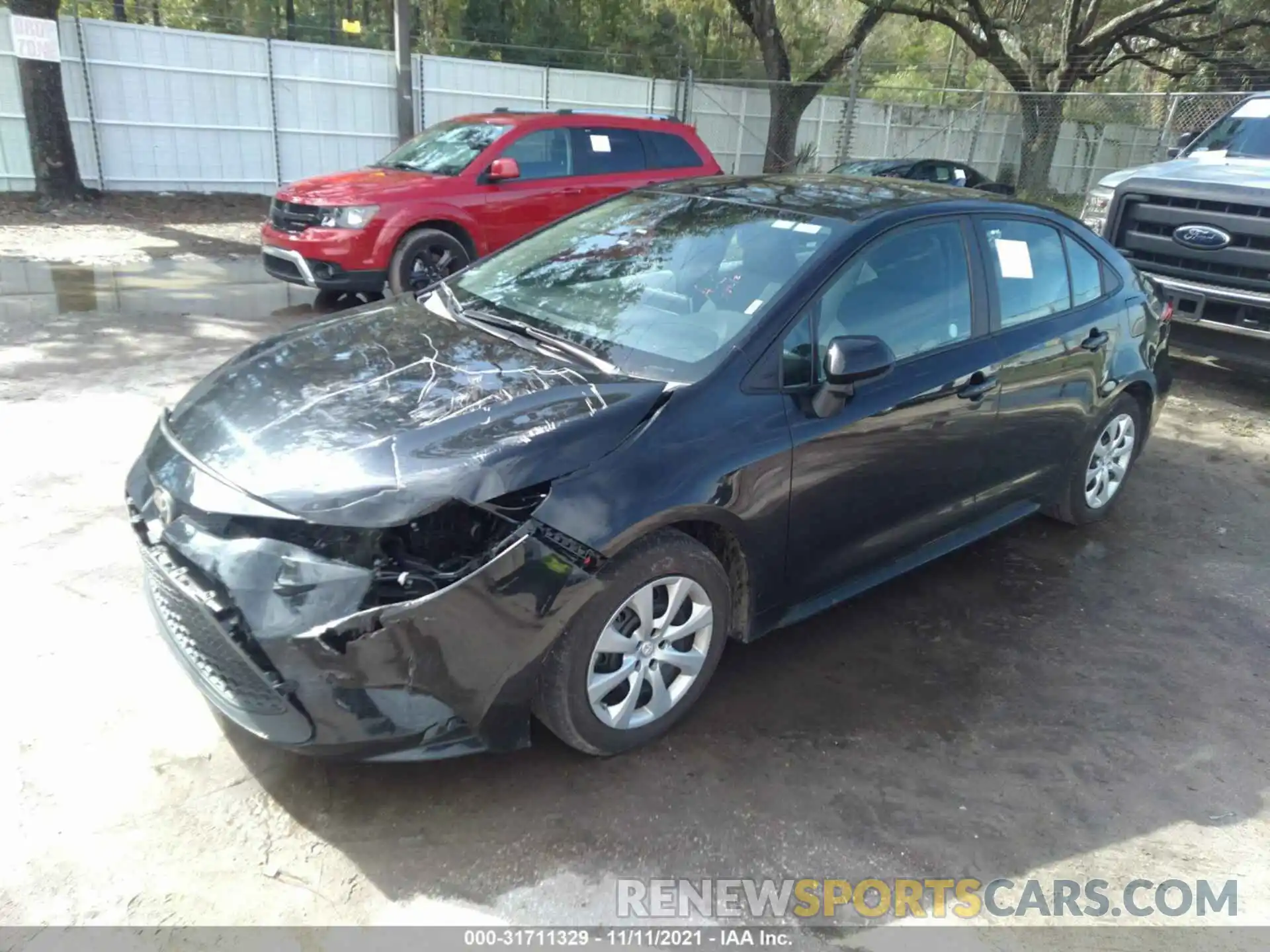 2 Photograph of a damaged car 5YFEPMAE8MP215625 TOYOTA COROLLA 2021