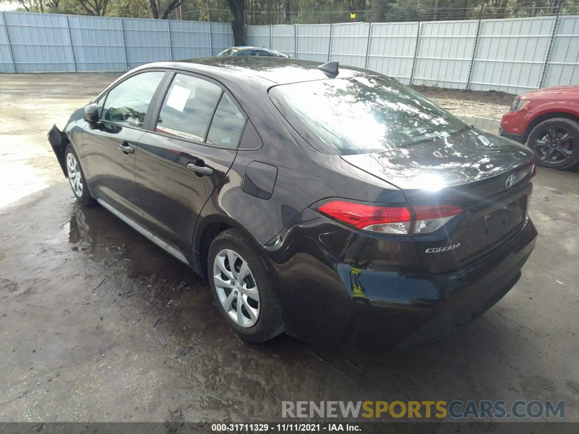 3 Photograph of a damaged car 5YFEPMAE8MP215625 TOYOTA COROLLA 2021