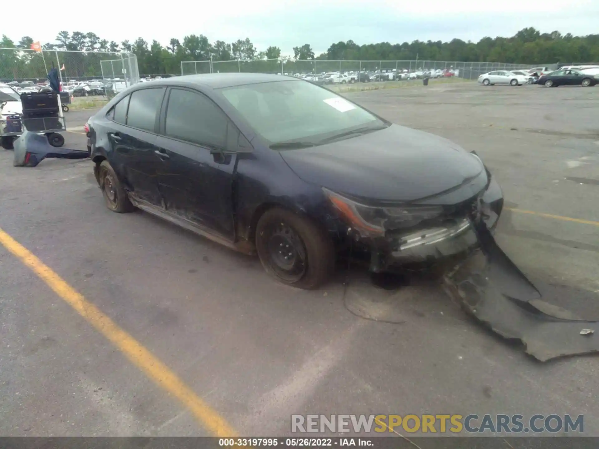 1 Photograph of a damaged car 5YFEPMAE8MP215981 TOYOTA COROLLA 2021