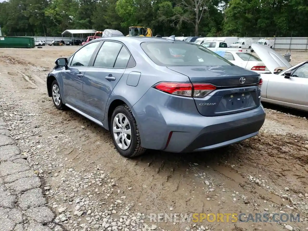 3 Photograph of a damaged car 5YFEPMAE8MP216211 TOYOTA COROLLA 2021