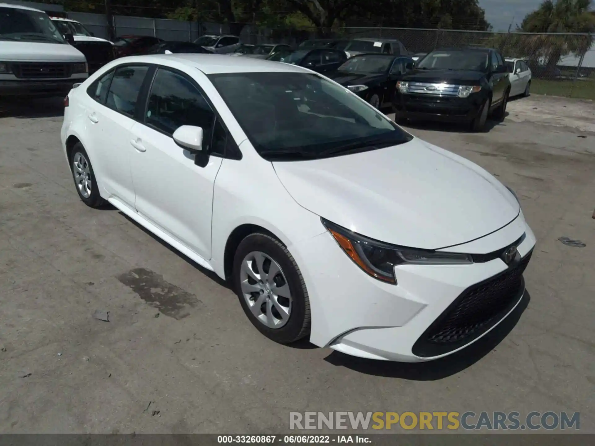 1 Photograph of a damaged car 5YFEPMAE8MP216760 TOYOTA COROLLA 2021