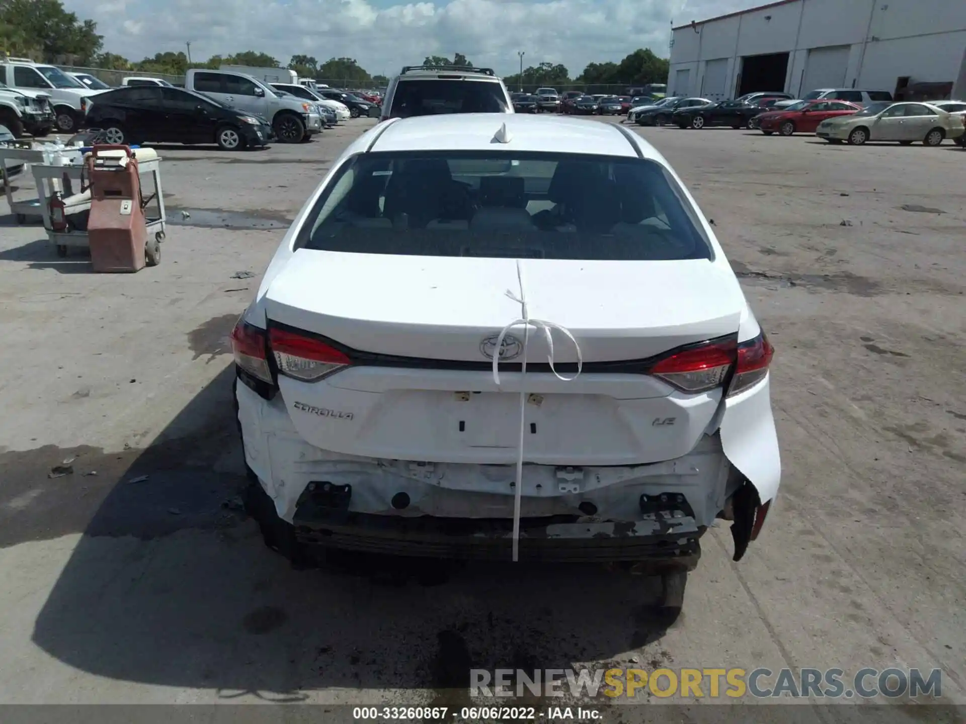 6 Photograph of a damaged car 5YFEPMAE8MP216760 TOYOTA COROLLA 2021