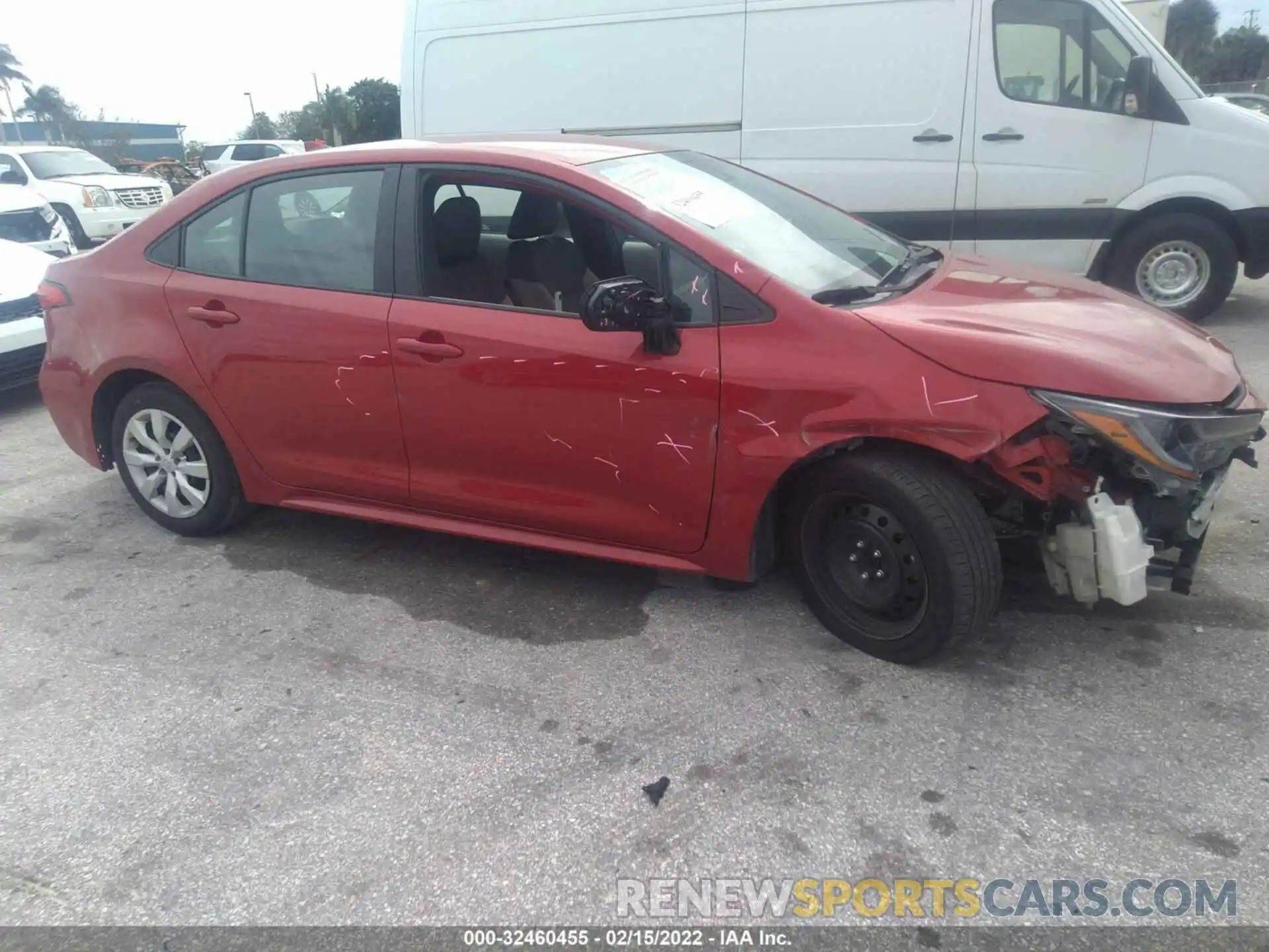 6 Photograph of a damaged car 5YFEPMAE8MP216936 TOYOTA COROLLA 2021