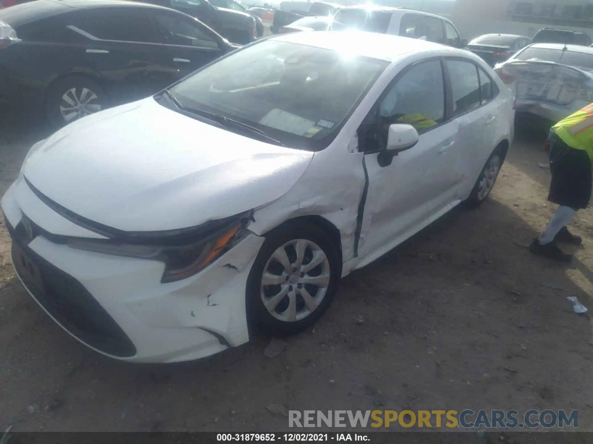 6 Photograph of a damaged car 5YFEPMAE8MP217018 TOYOTA COROLLA 2021