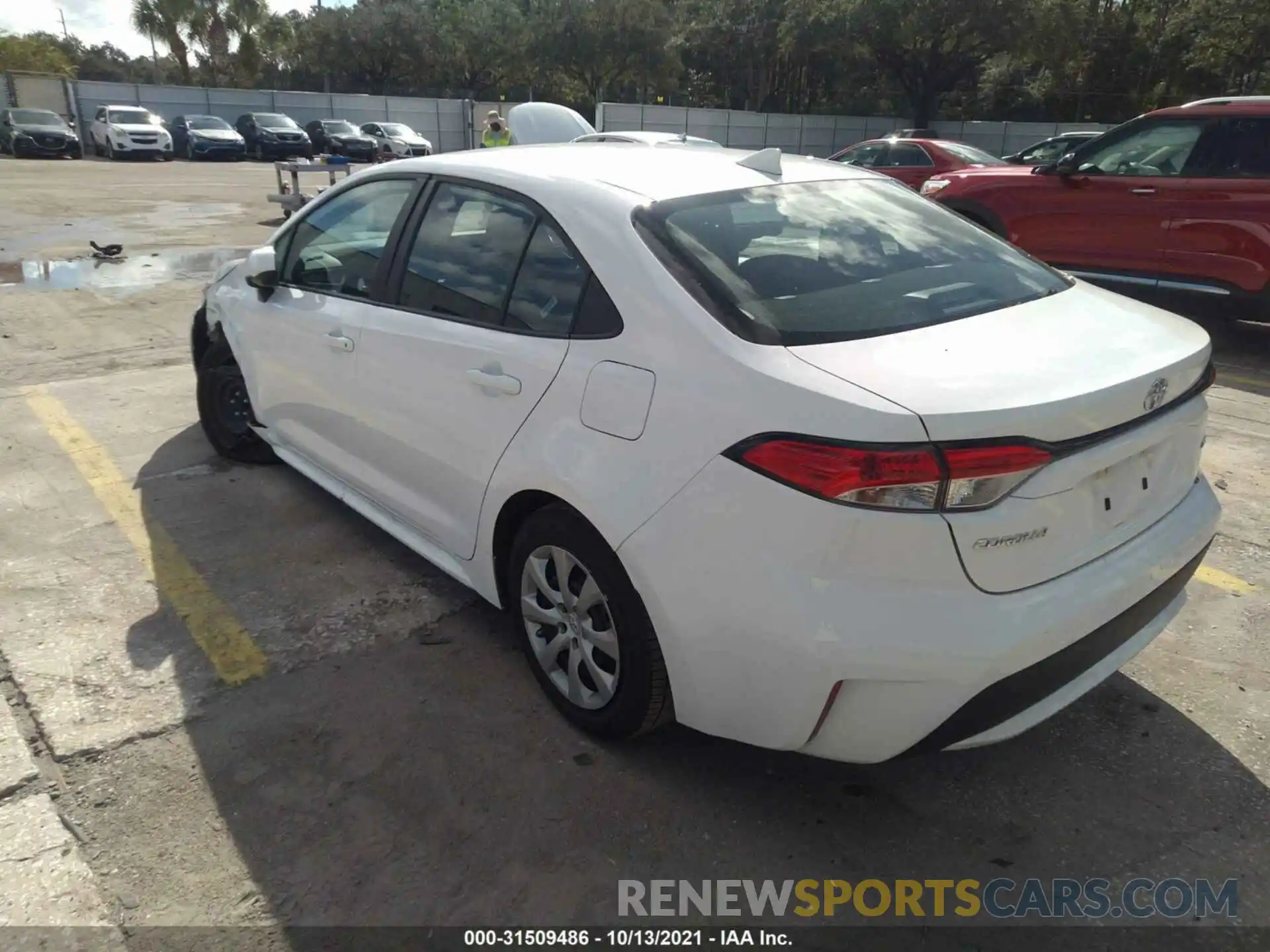 3 Photograph of a damaged car 5YFEPMAE8MP217388 TOYOTA COROLLA 2021