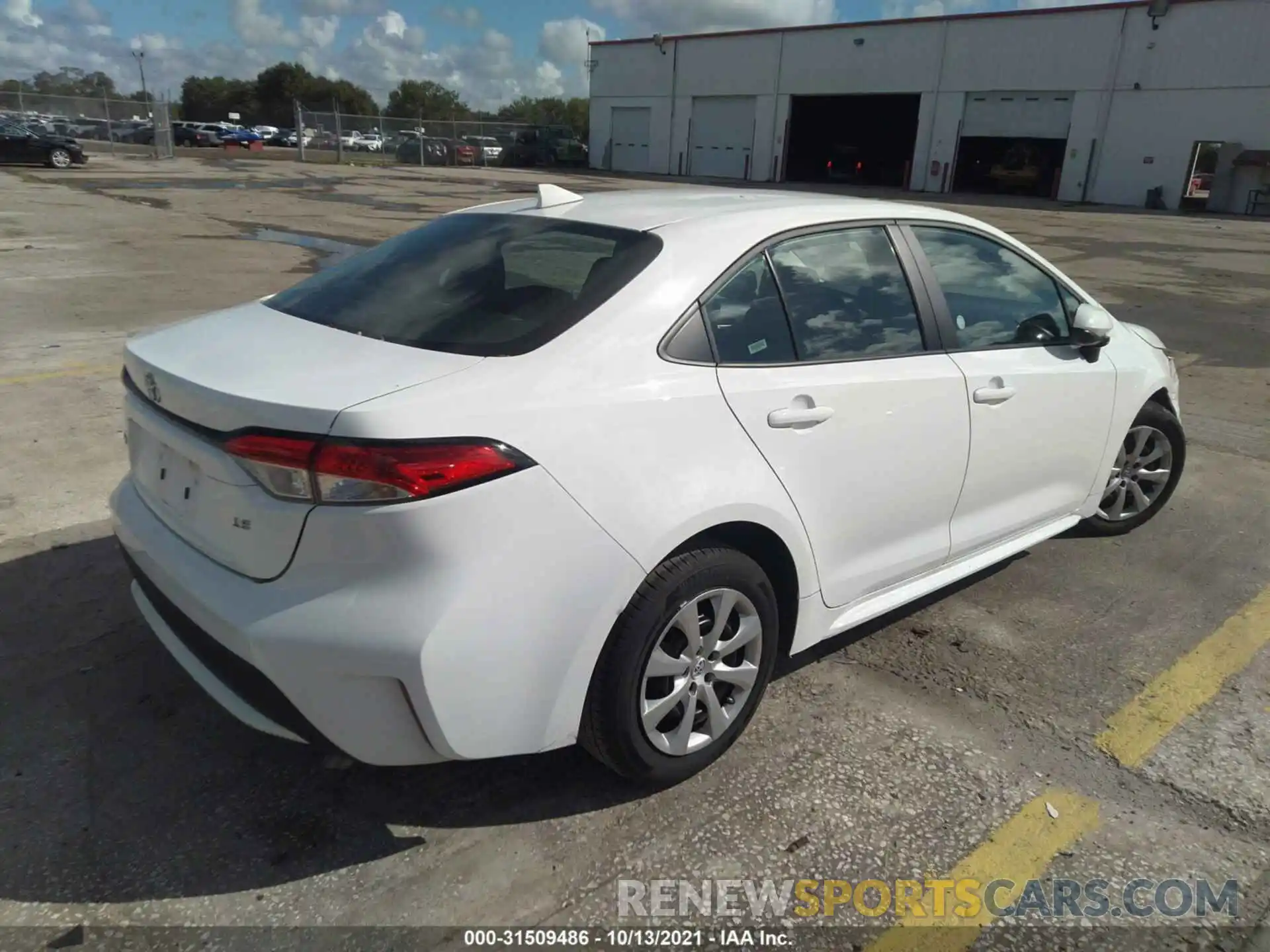 4 Photograph of a damaged car 5YFEPMAE8MP217388 TOYOTA COROLLA 2021