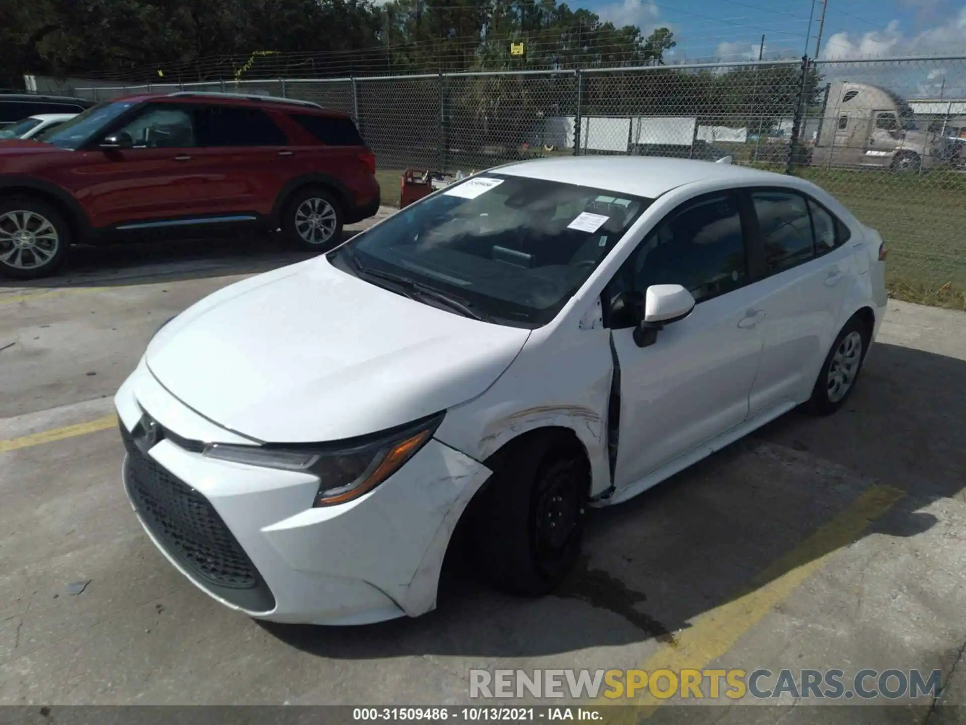 6 Photograph of a damaged car 5YFEPMAE8MP217388 TOYOTA COROLLA 2021