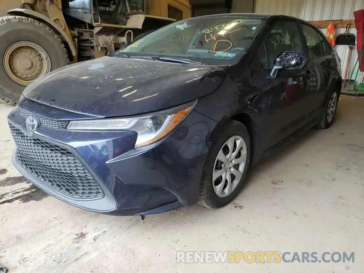 2 Photograph of a damaged car 5YFEPMAE8MP217410 TOYOTA COROLLA 2021