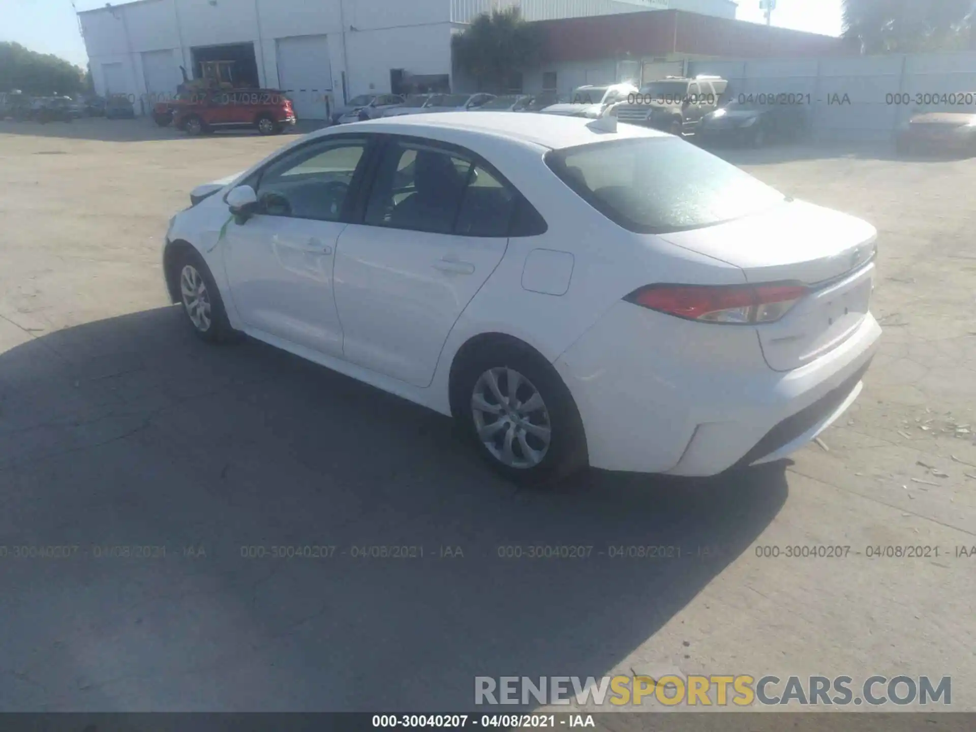 3 Photograph of a damaged car 5YFEPMAE8MP218184 TOYOTA COROLLA 2021