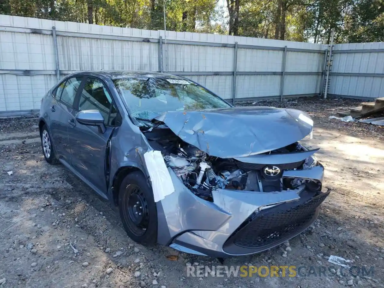 1 Photograph of a damaged car 5YFEPMAE8MP218279 TOYOTA COROLLA 2021