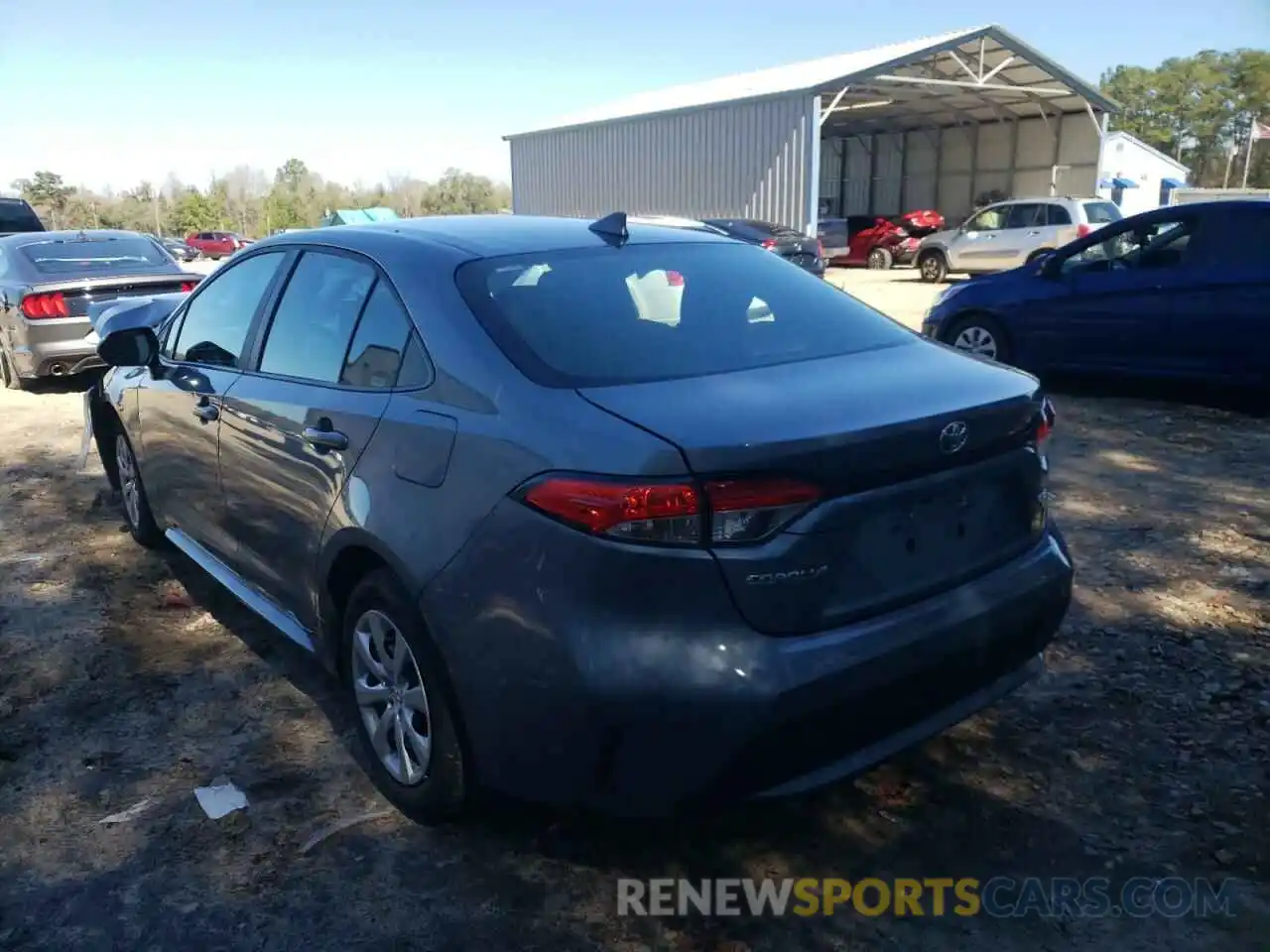 3 Photograph of a damaged car 5YFEPMAE8MP218279 TOYOTA COROLLA 2021