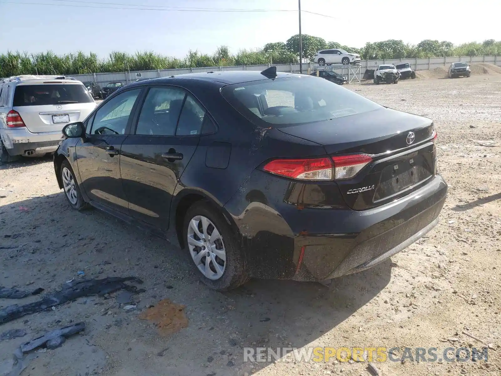 3 Photograph of a damaged car 5YFEPMAE8MP218413 TOYOTA COROLLA 2021