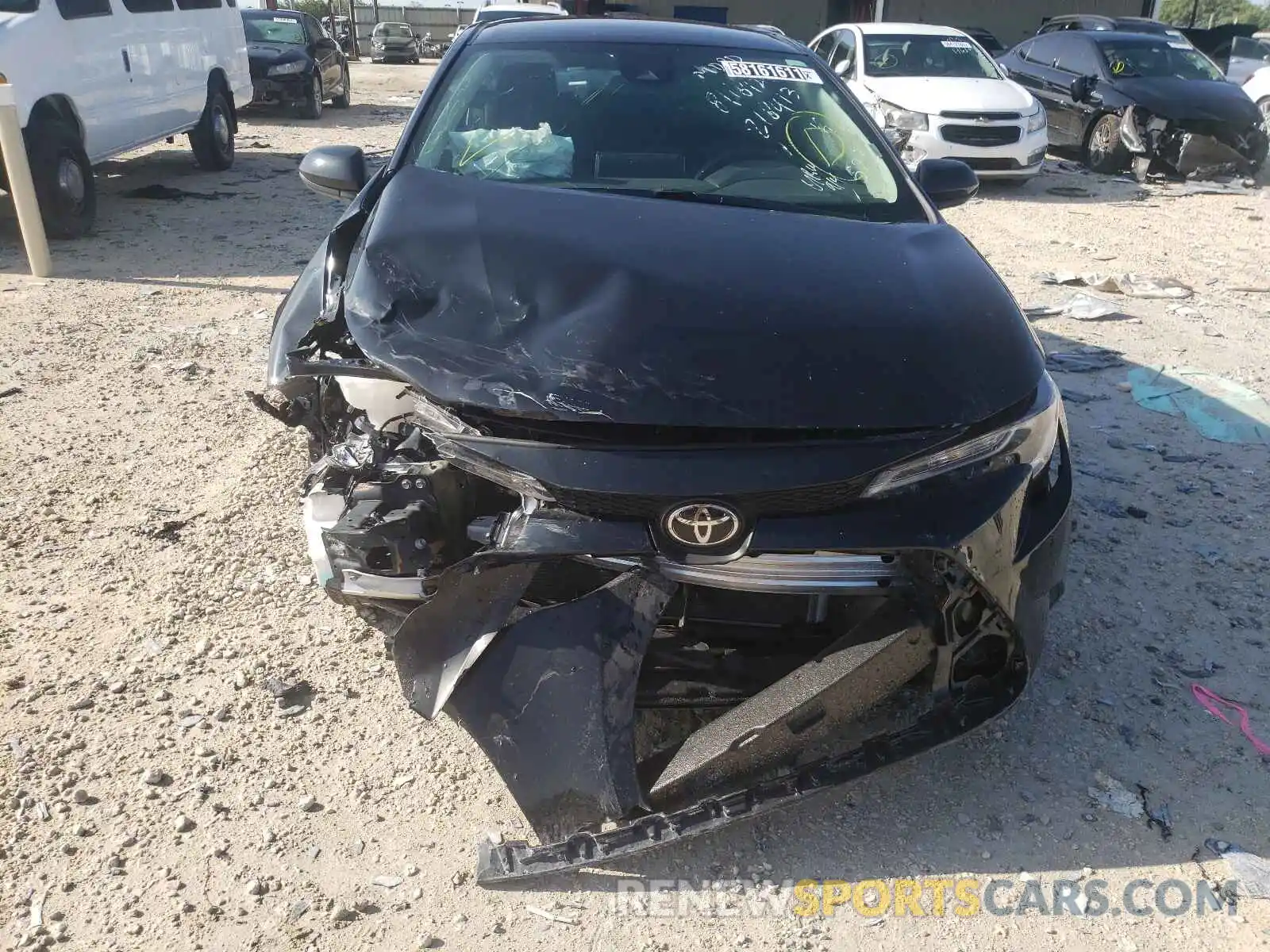 9 Photograph of a damaged car 5YFEPMAE8MP218413 TOYOTA COROLLA 2021