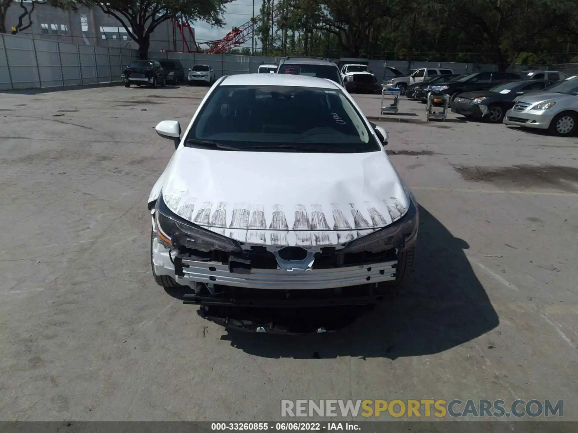 6 Photograph of a damaged car 5YFEPMAE8MP218752 TOYOTA COROLLA 2021