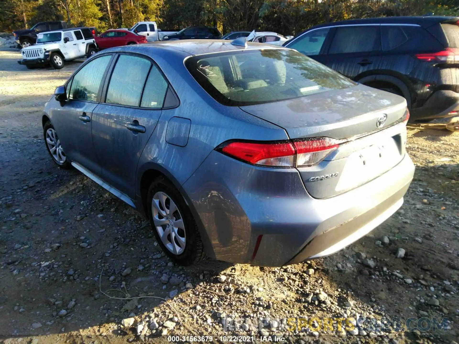 3 Photograph of a damaged car 5YFEPMAE8MP218802 TOYOTA COROLLA 2021