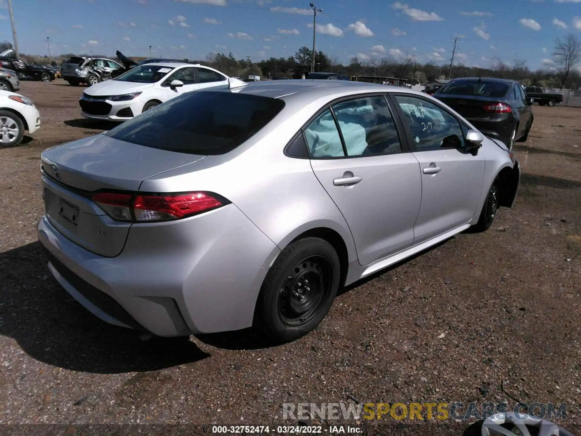 4 Photograph of a damaged car 5YFEPMAE8MP219044 TOYOTA COROLLA 2021