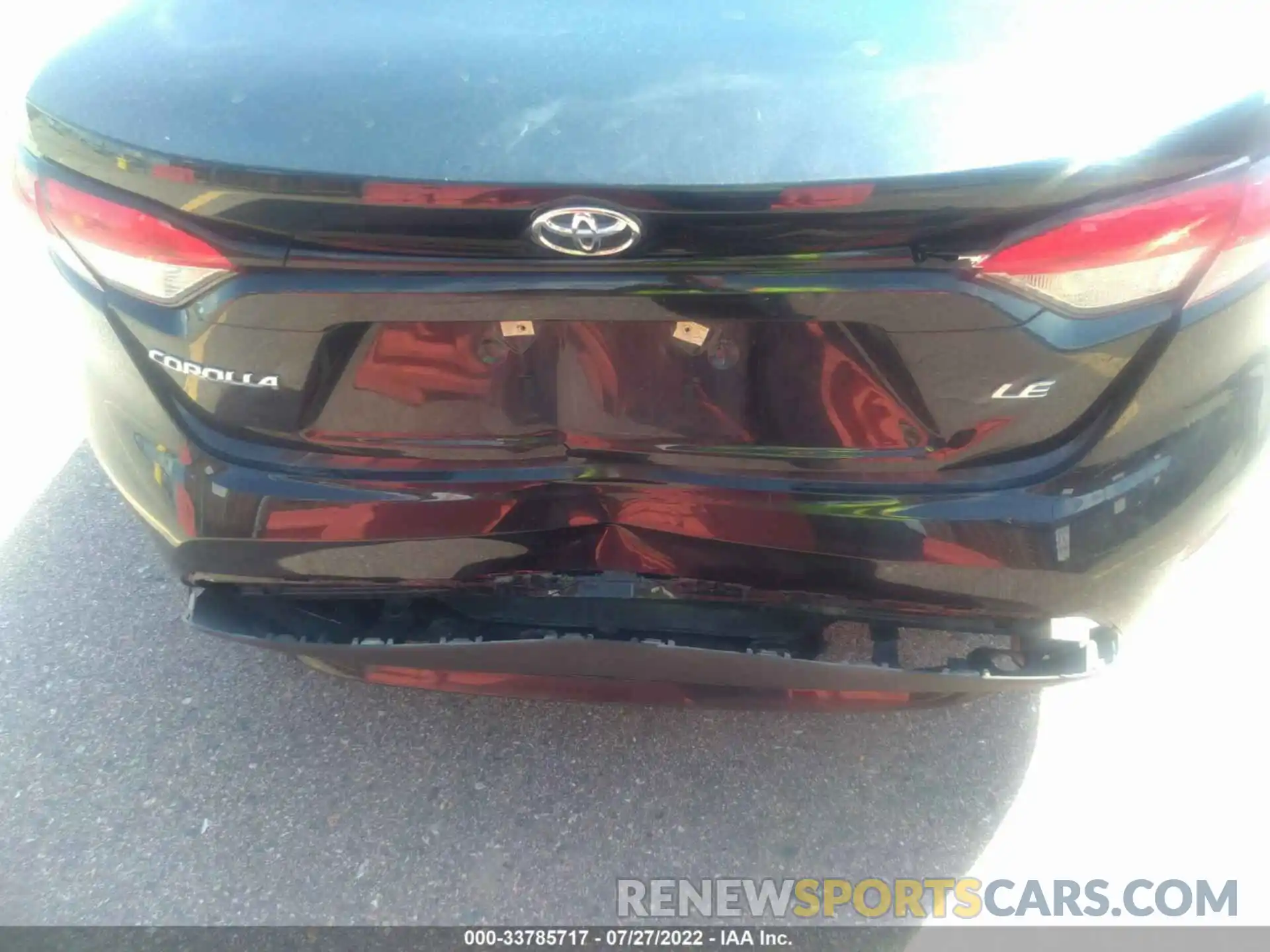 6 Photograph of a damaged car 5YFEPMAE8MP220257 TOYOTA COROLLA 2021