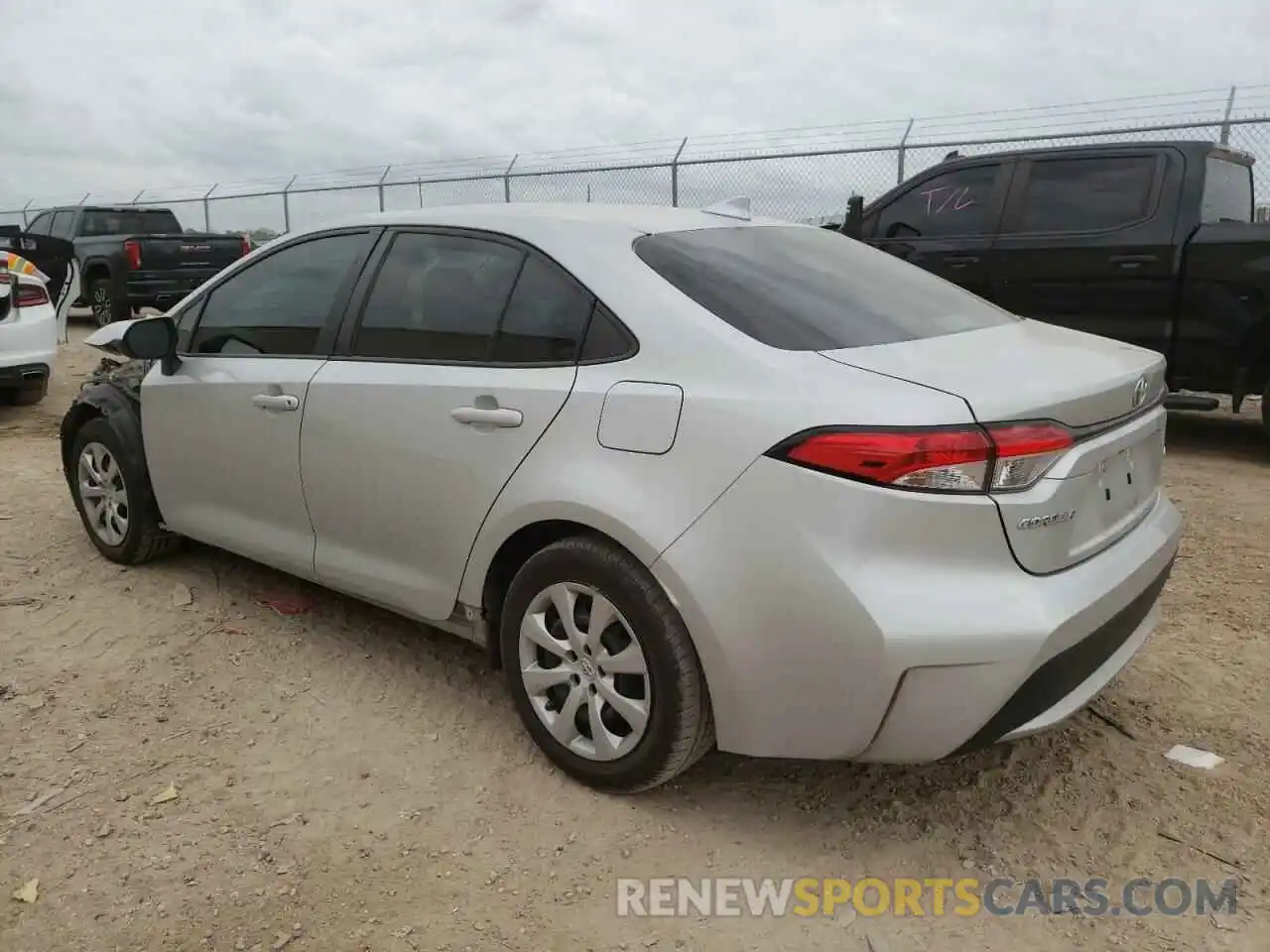 2 Photograph of a damaged car 5YFEPMAE8MP221800 TOYOTA COROLLA 2021