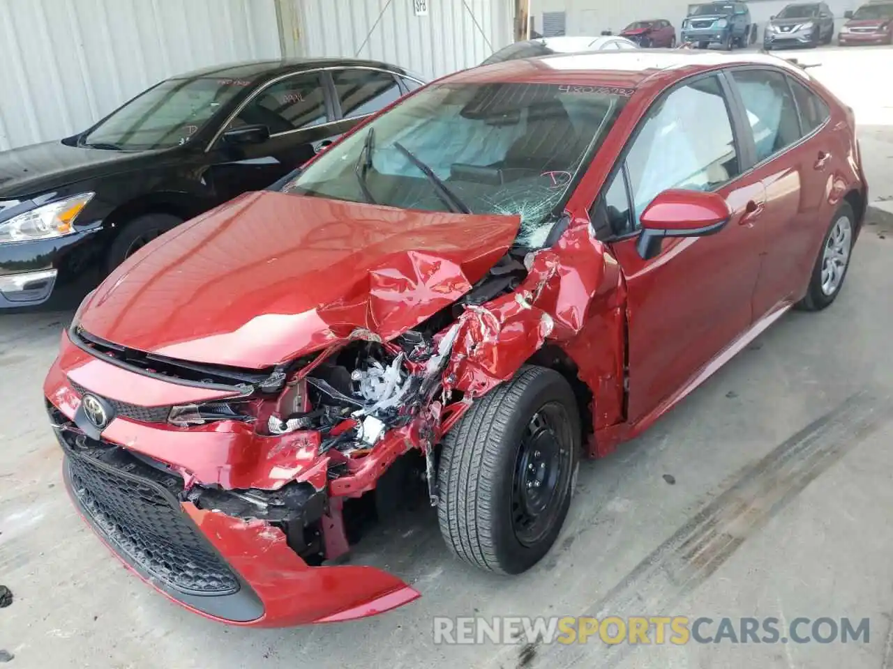 2 Photograph of a damaged car 5YFEPMAE8MP222400 TOYOTA COROLLA 2021