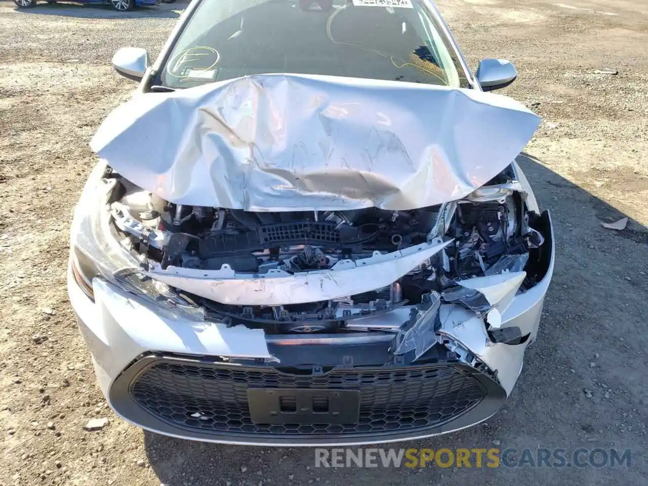 9 Photograph of a damaged car 5YFEPMAE8MP225118 TOYOTA COROLLA 2021