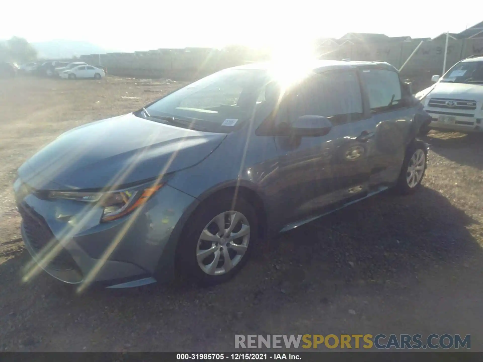 2 Photograph of a damaged car 5YFEPMAE8MP225863 TOYOTA COROLLA 2021