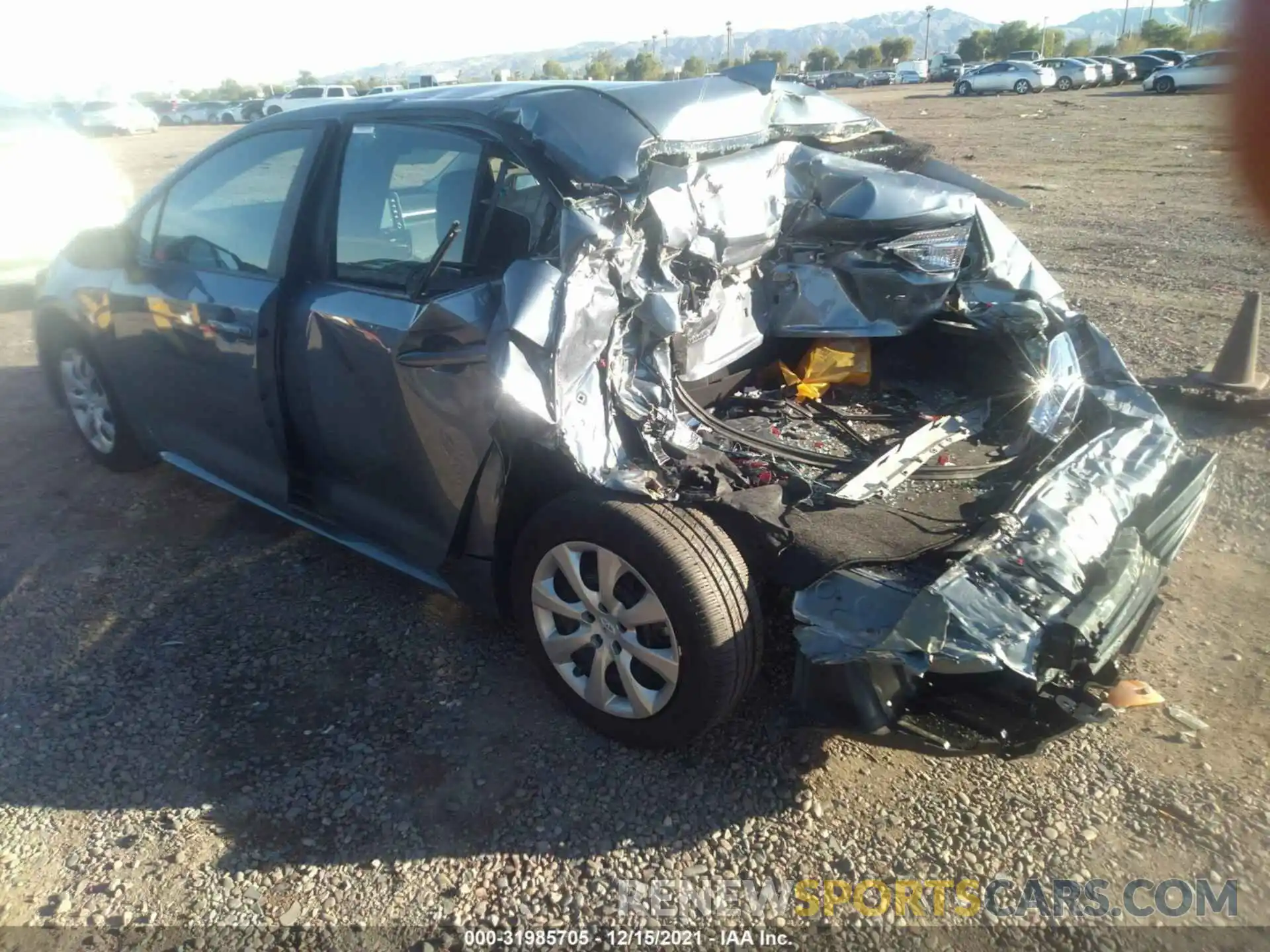 3 Photograph of a damaged car 5YFEPMAE8MP225863 TOYOTA COROLLA 2021