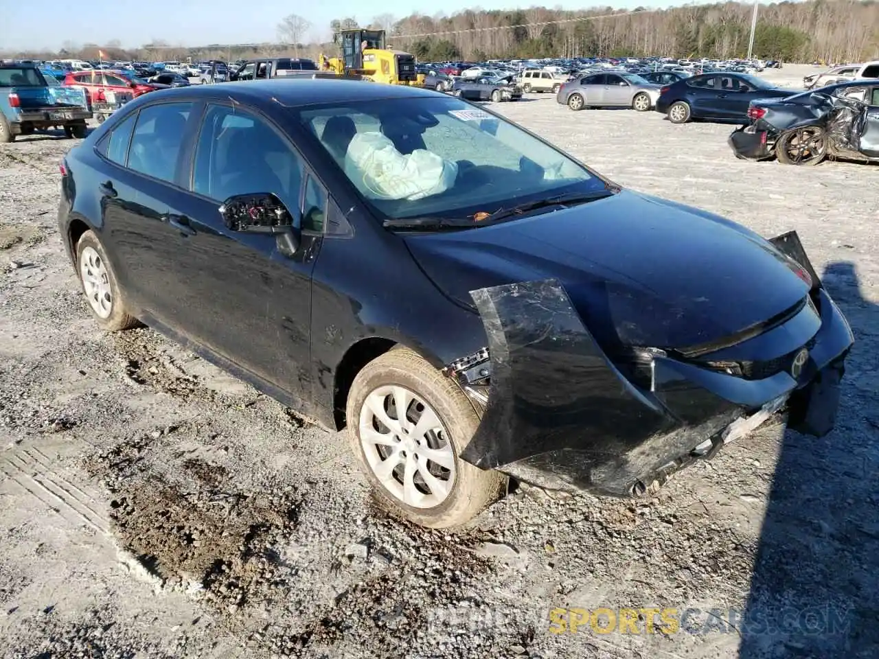 1 Photograph of a damaged car 5YFEPMAE8MP227029 TOYOTA COROLLA 2021