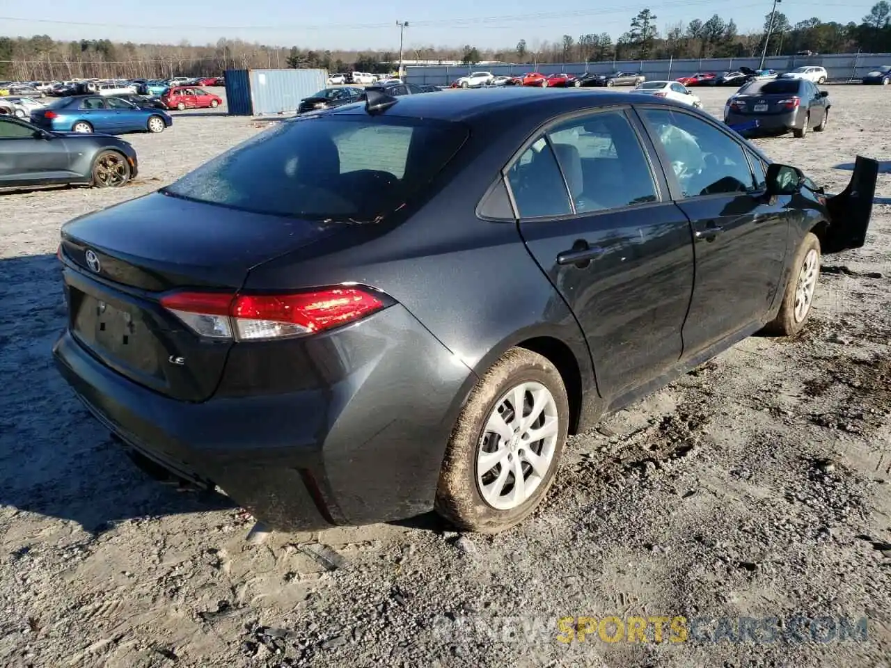 4 Photograph of a damaged car 5YFEPMAE8MP227029 TOYOTA COROLLA 2021