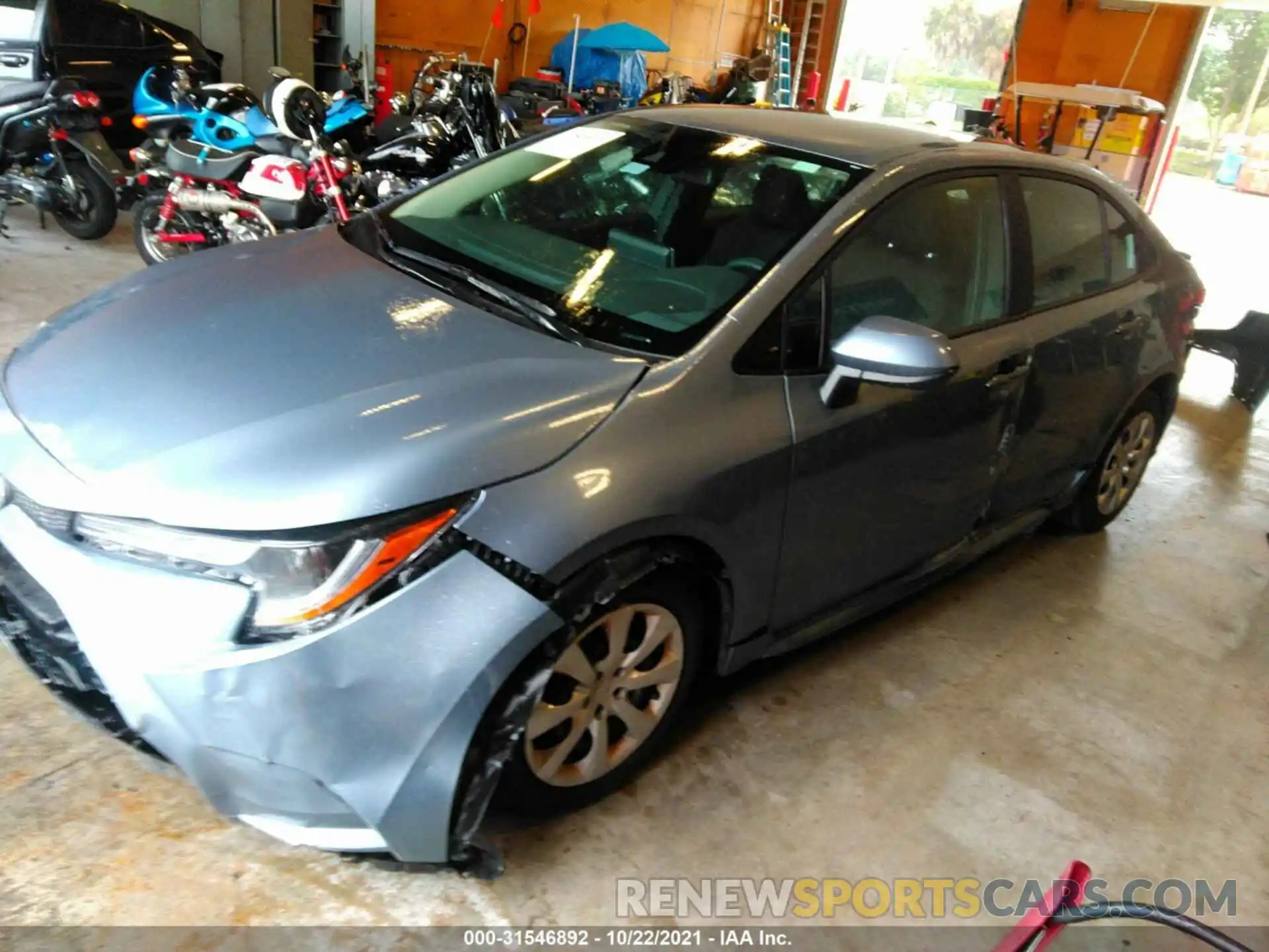 2 Photograph of a damaged car 5YFEPMAE8MP227564 TOYOTA COROLLA 2021