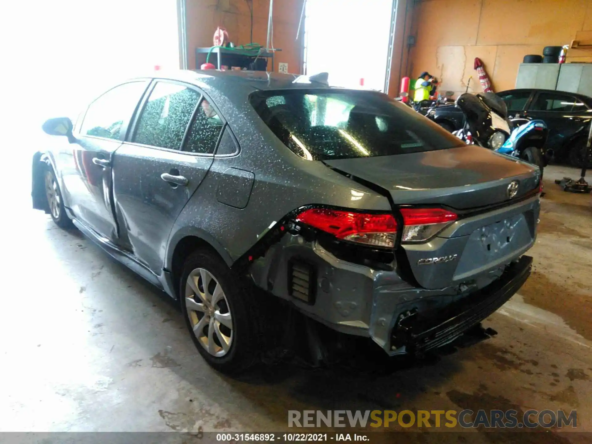 3 Photograph of a damaged car 5YFEPMAE8MP227564 TOYOTA COROLLA 2021