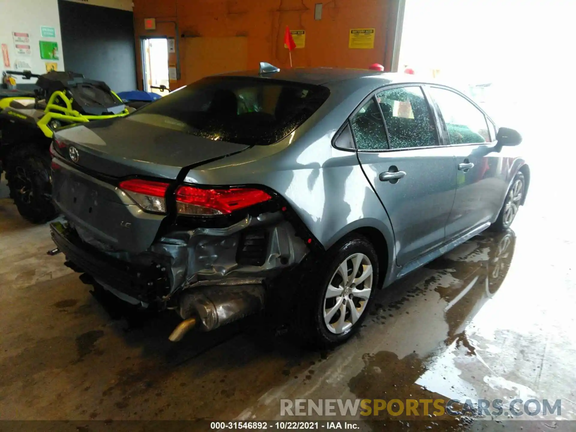 4 Photograph of a damaged car 5YFEPMAE8MP227564 TOYOTA COROLLA 2021