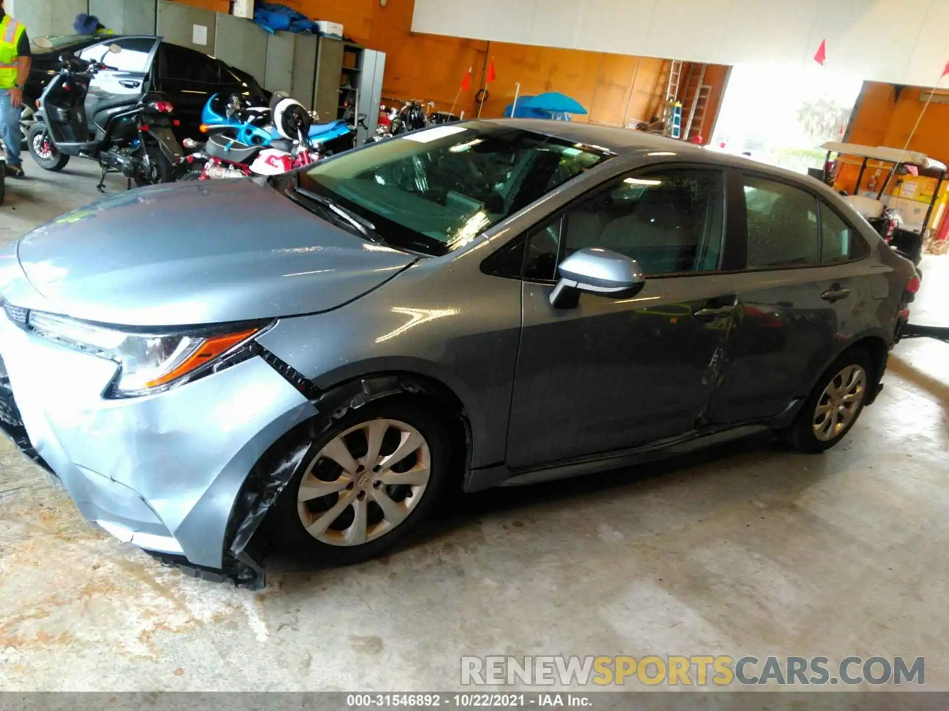 6 Photograph of a damaged car 5YFEPMAE8MP227564 TOYOTA COROLLA 2021