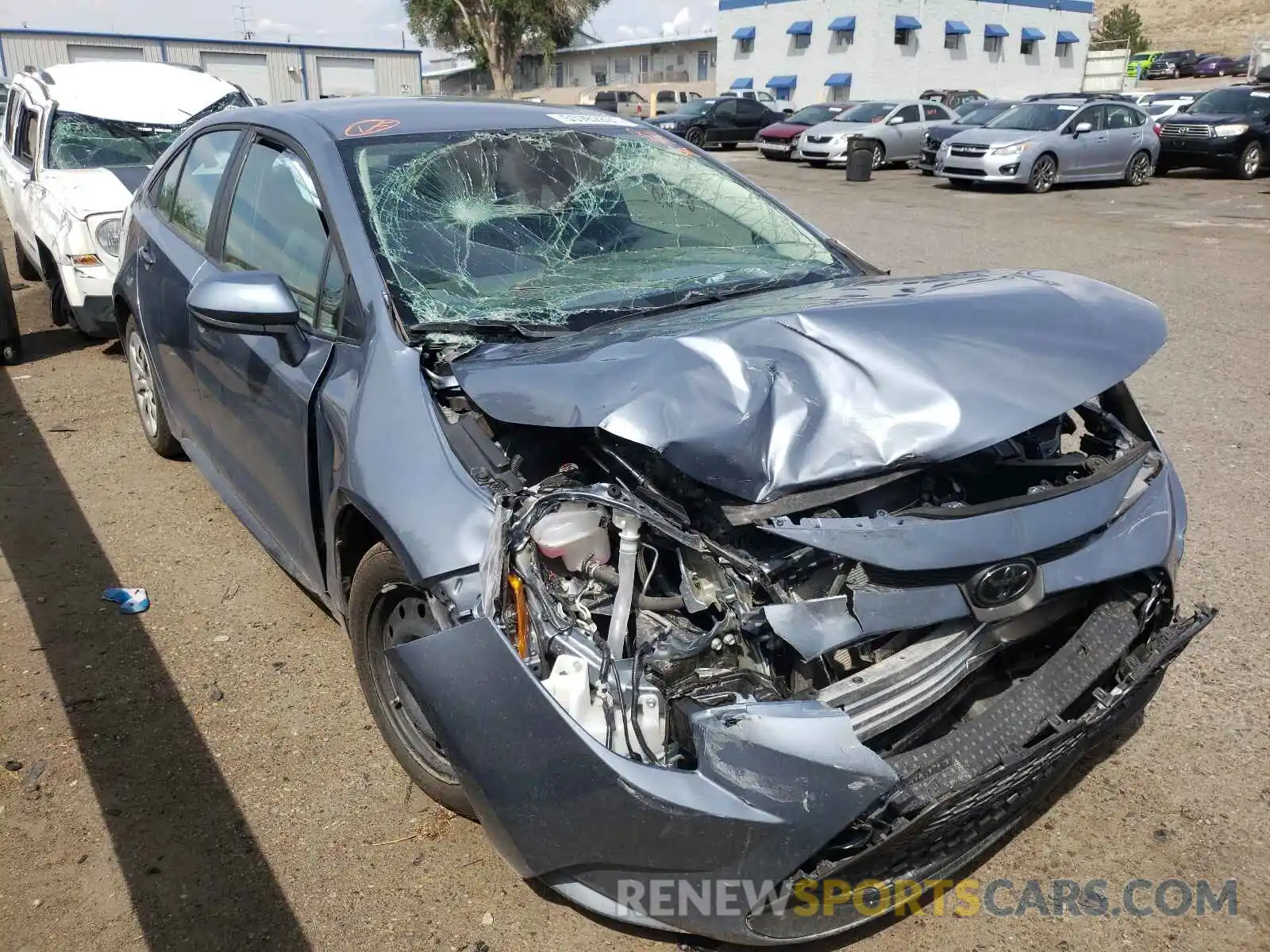 1 Photograph of a damaged car 5YFEPMAE8MP229427 TOYOTA COROLLA 2021