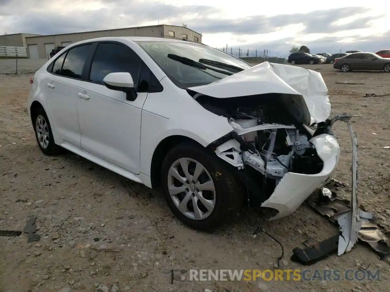 1 Photograph of a damaged car 5YFEPMAE8MP230786 TOYOTA COROLLA 2021