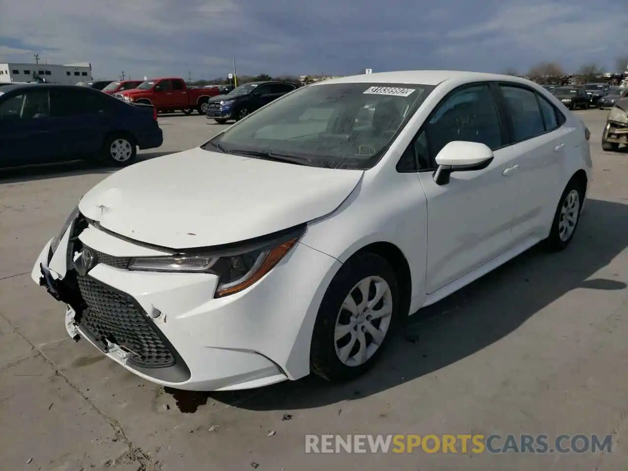 2 Photograph of a damaged car 5YFEPMAE8MP231078 TOYOTA COROLLA 2021