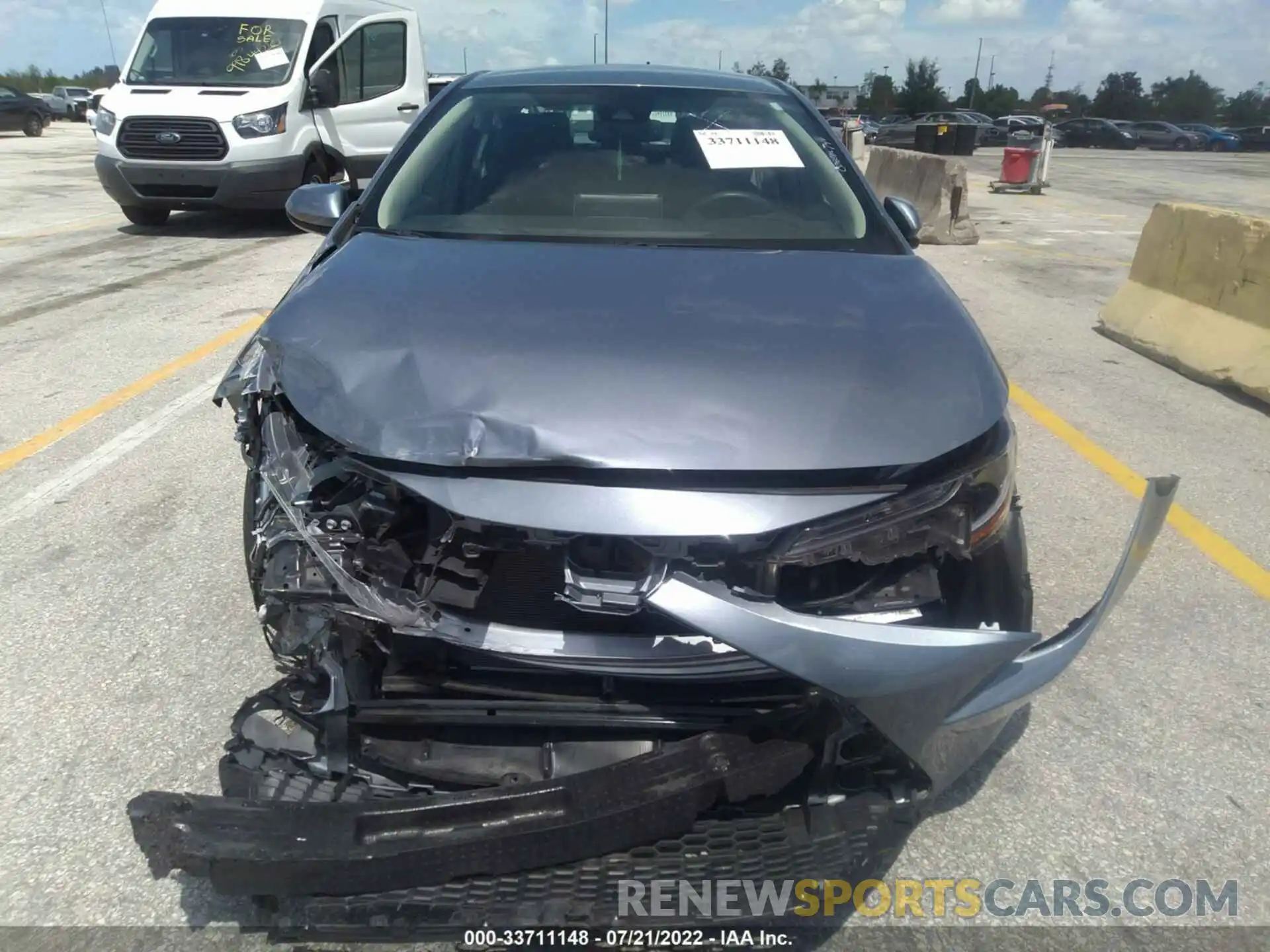 6 Photograph of a damaged car 5YFEPMAE8MP231095 TOYOTA COROLLA 2021