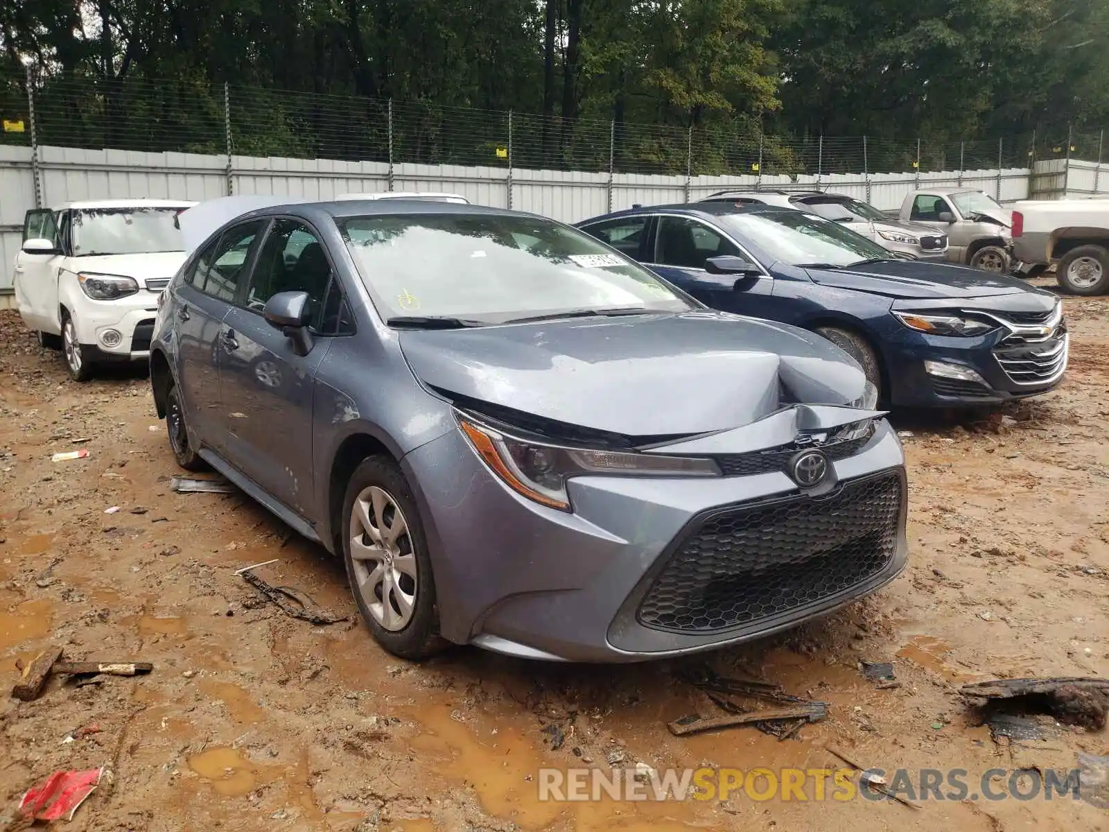 1 Photograph of a damaged car 5YFEPMAE8MP231176 TOYOTA COROLLA 2021