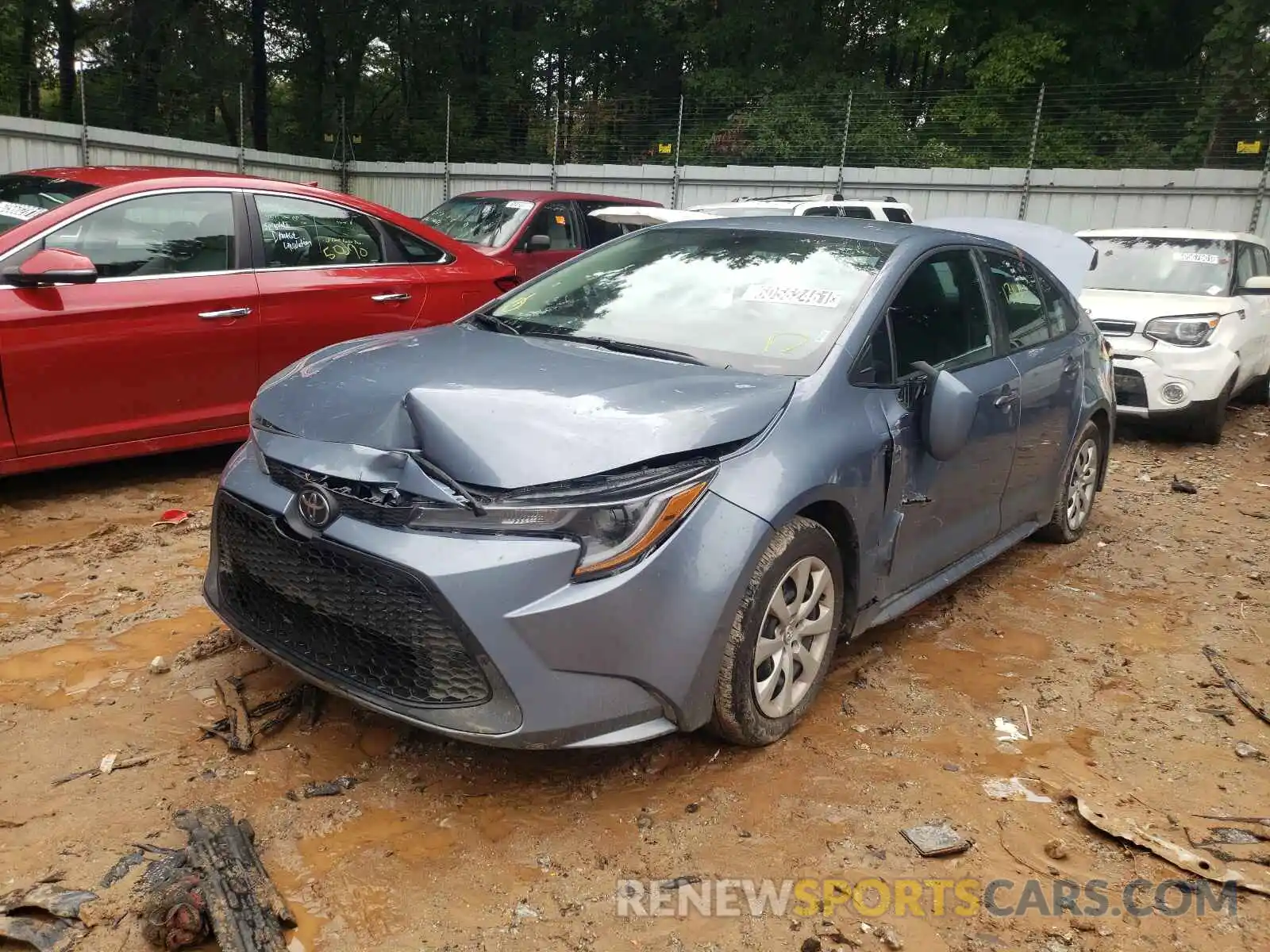 2 Photograph of a damaged car 5YFEPMAE8MP231176 TOYOTA COROLLA 2021