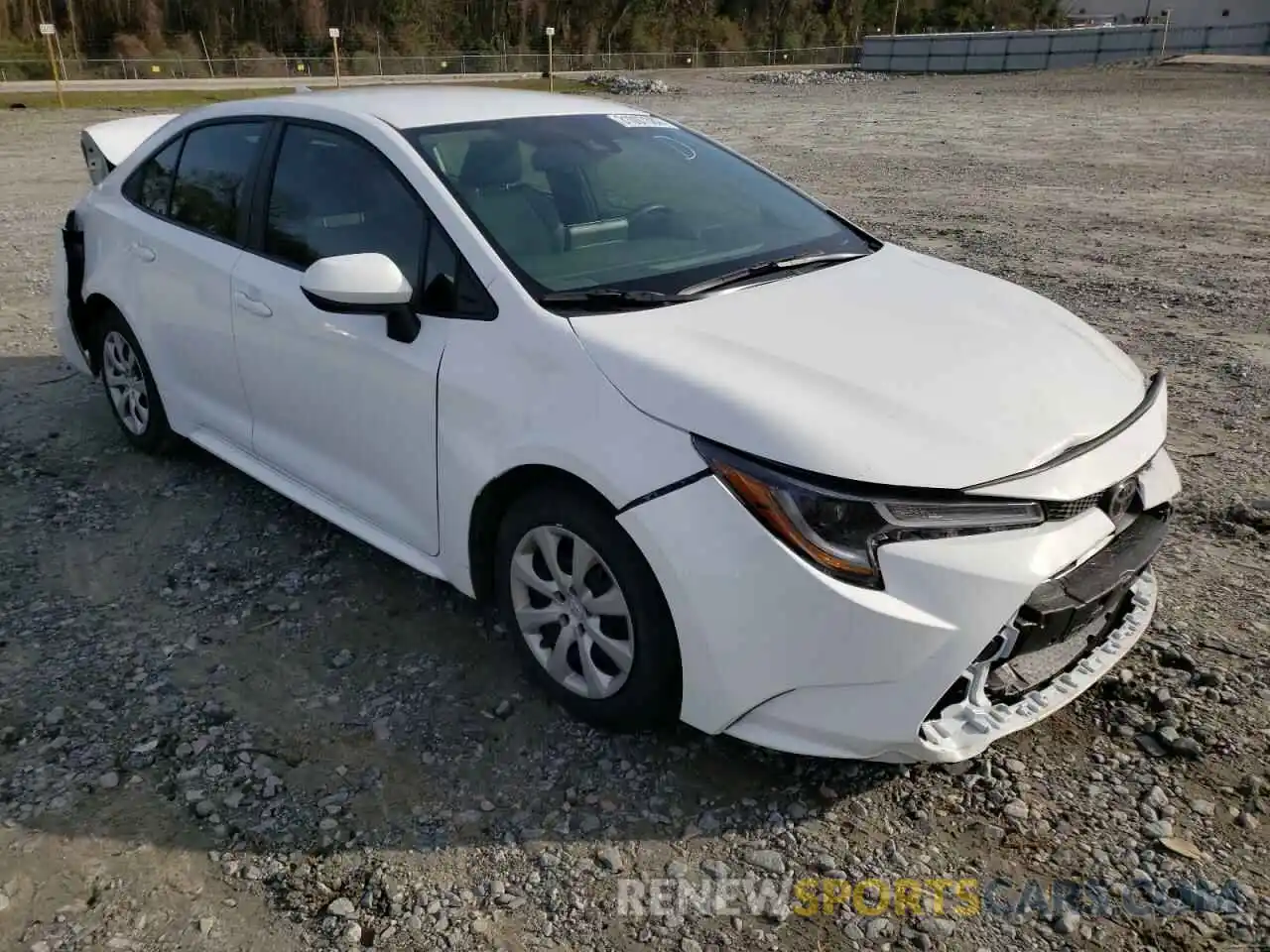 1 Photograph of a damaged car 5YFEPMAE8MP231680 TOYOTA COROLLA 2021