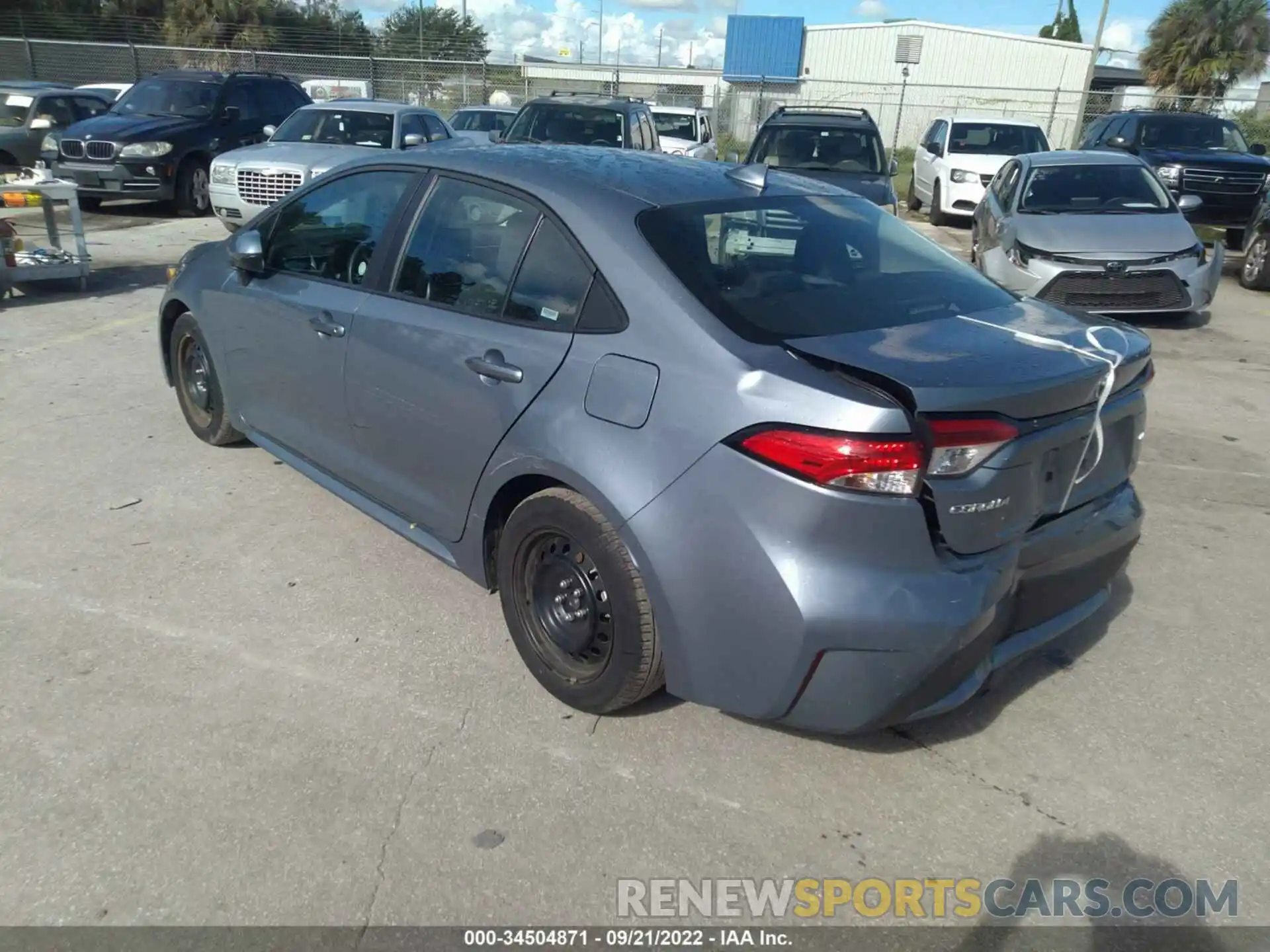 3 Photograph of a damaged car 5YFEPMAE8MP232764 TOYOTA COROLLA 2021