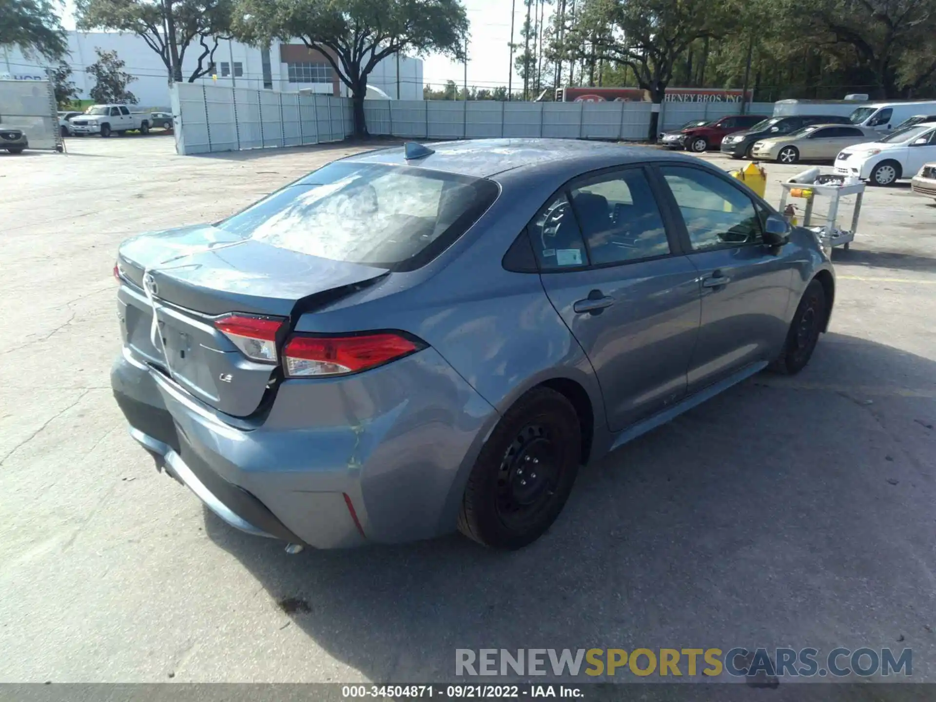 4 Photograph of a damaged car 5YFEPMAE8MP232764 TOYOTA COROLLA 2021