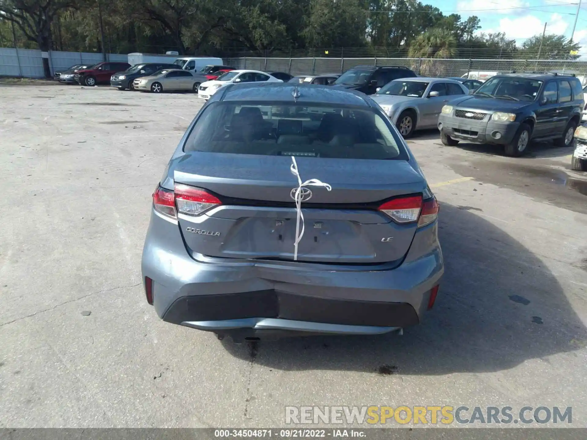 6 Photograph of a damaged car 5YFEPMAE8MP232764 TOYOTA COROLLA 2021