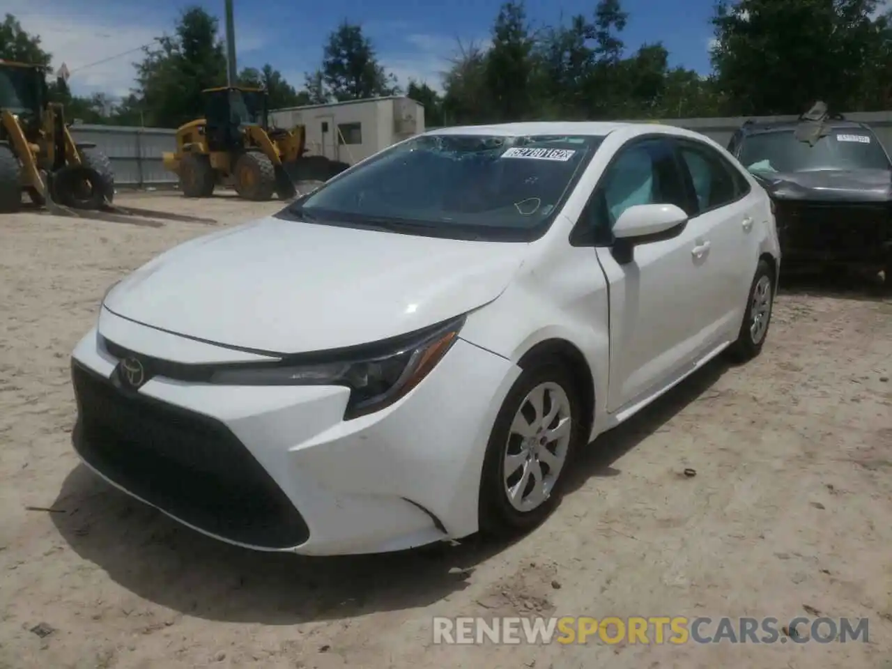 2 Photograph of a damaged car 5YFEPMAE8MP234174 TOYOTA COROLLA 2021